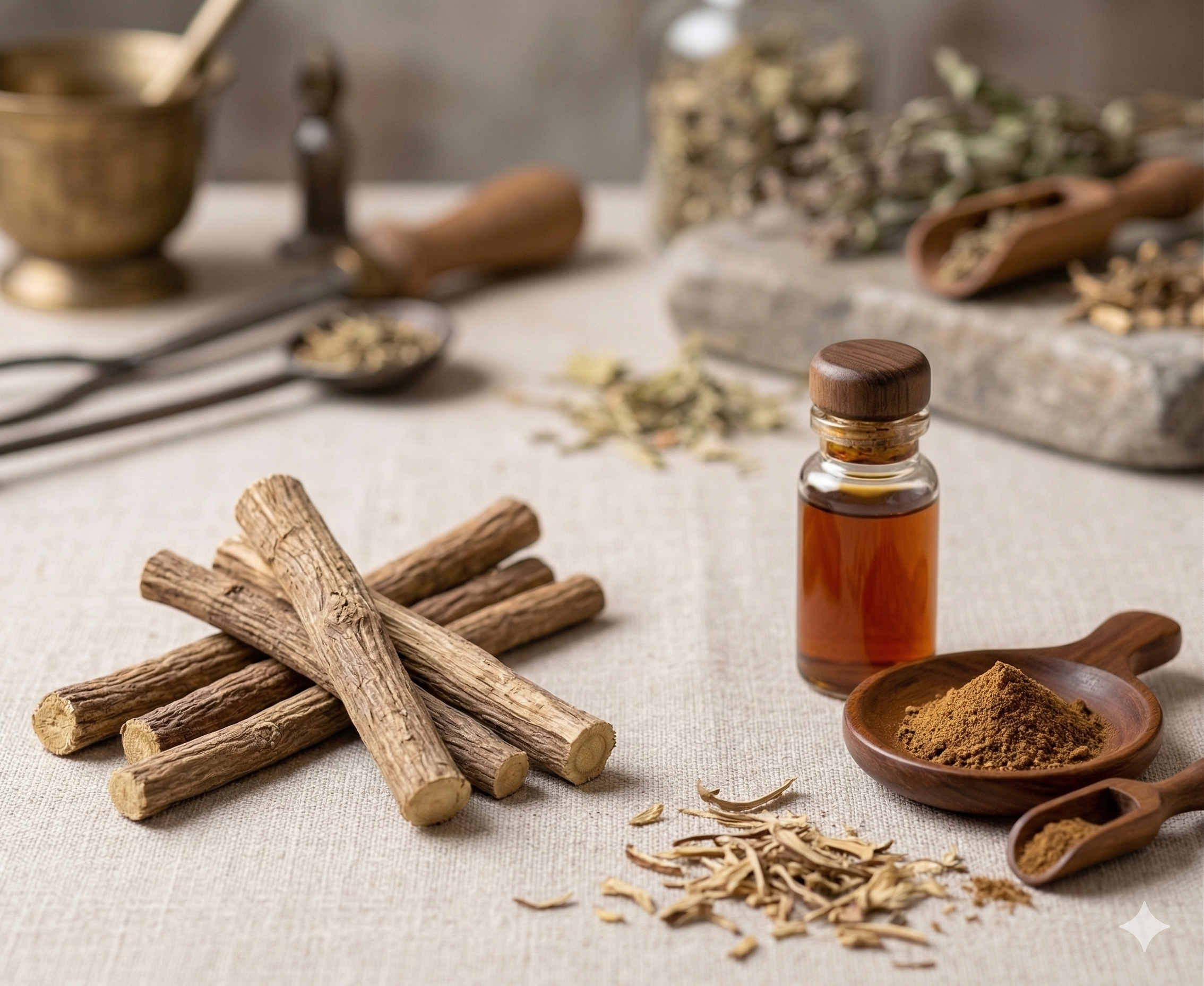 Licorice root extract for skin brightening and an even complexion